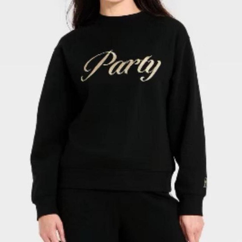 Universal Thread Women's Tuxedo Crewneck Sweatshirt